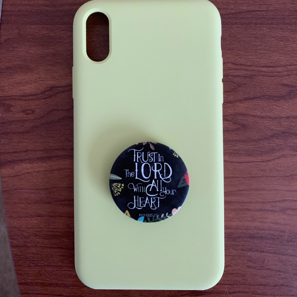 Yellow phone case/for trade with Ashley